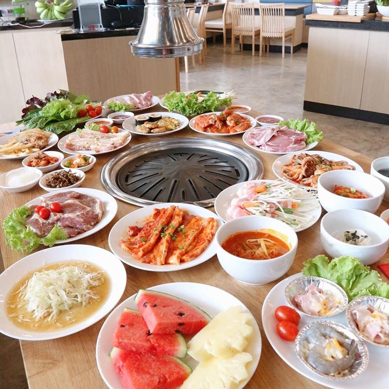ร้านบุฟเฟ่ต์เกาหลี กรุงเทพ
