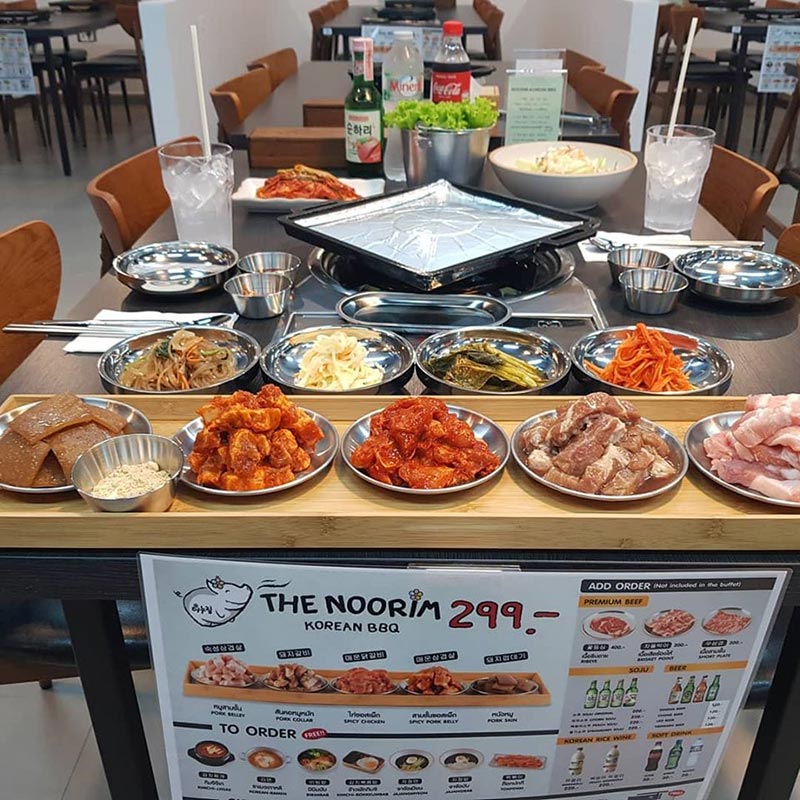 ร้านบุฟเฟ่ต์เกาหลี กรุงเทพ