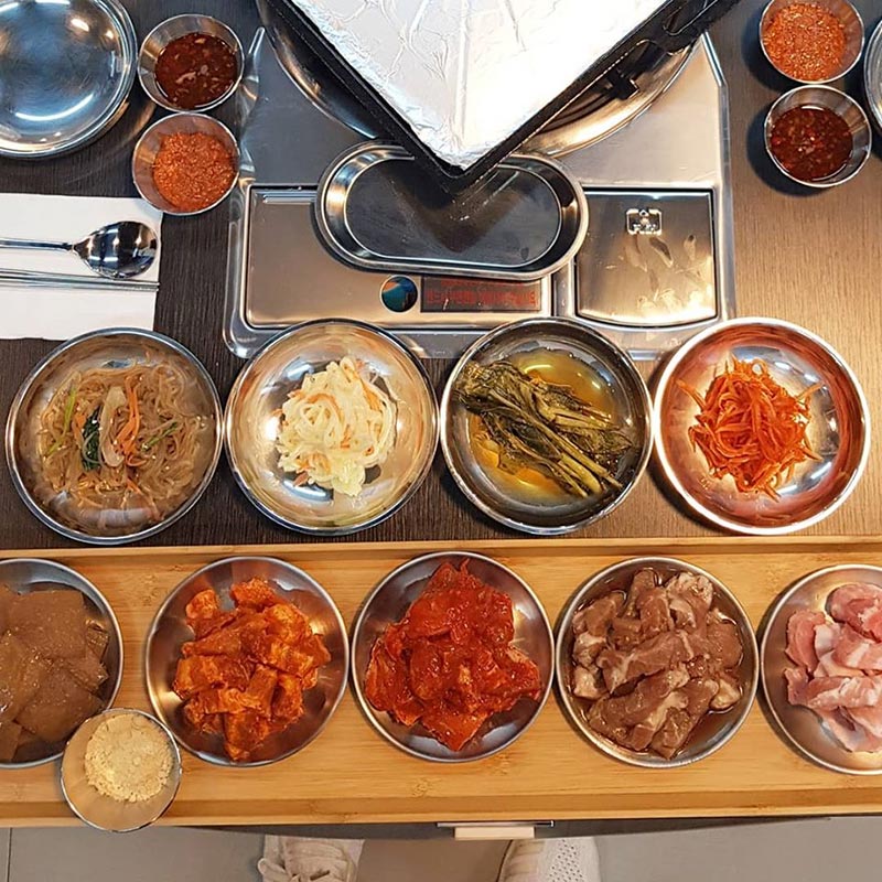 ร้านบุฟเฟ่ต์เกาหลี กรุงเทพ