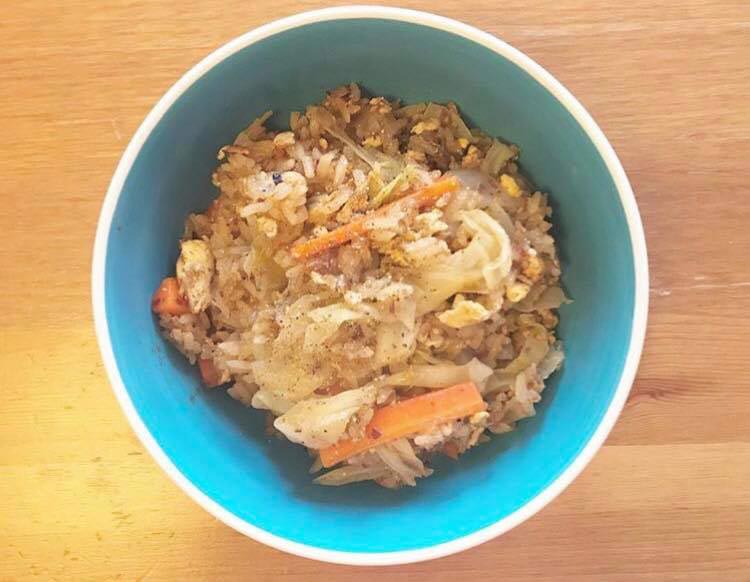 ข้าวผัดข้าวเหนียว (Sticky Rice Stir Fried
