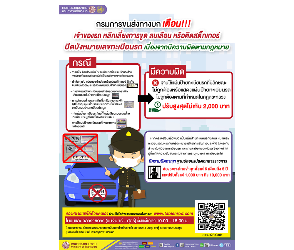 ปิดป้ายทะเบียน