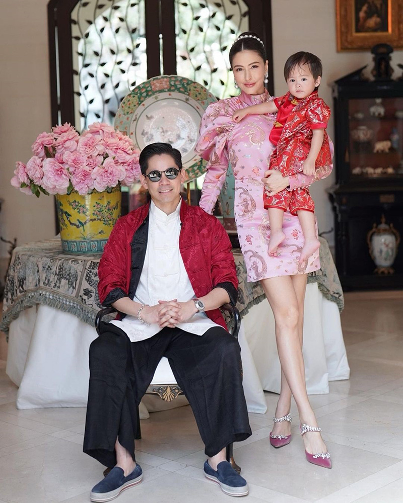 กรณ์ ศรีริต้า พาลูกฉลองตรุษจีนพร้อมหน้า ครอบครัว ณรงค์เดช