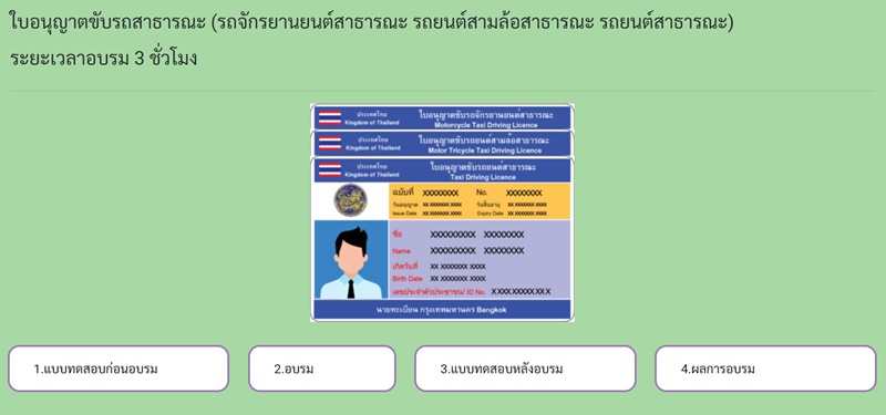 ใบขับขี่รถสาธารณะ