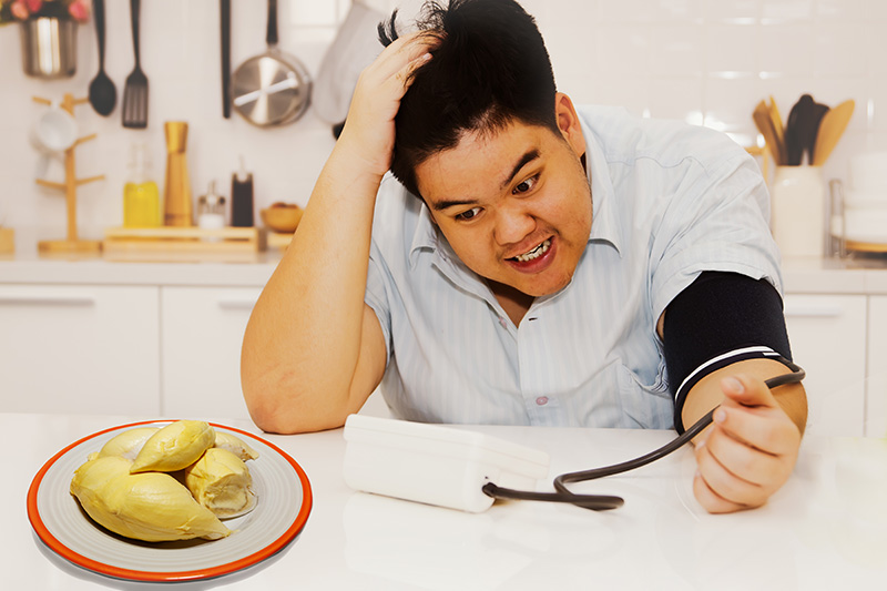 เป็นไข้กินทุเรียนได้ไหม