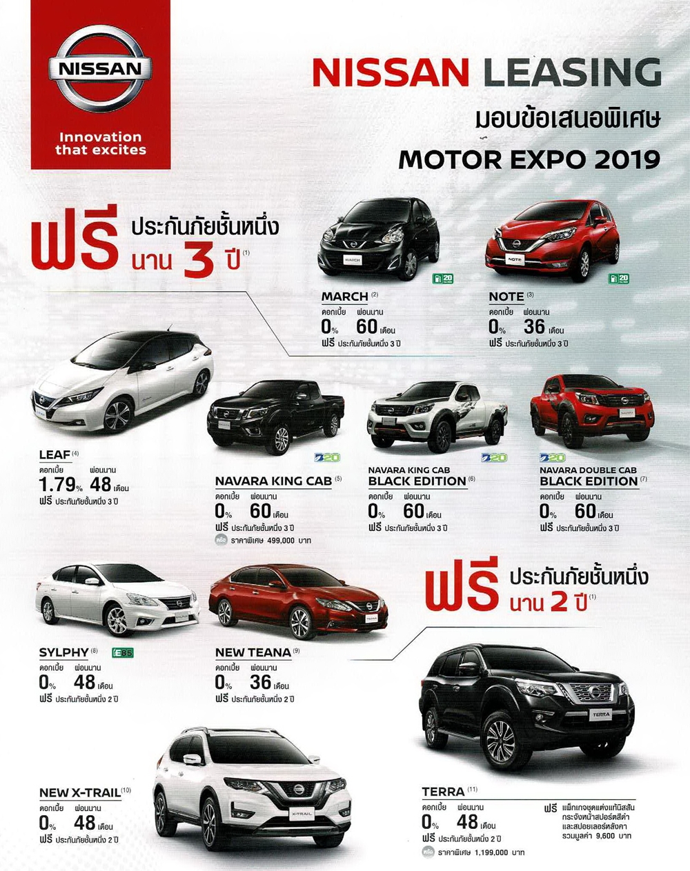 โปรโมชั่น motor expo 2019