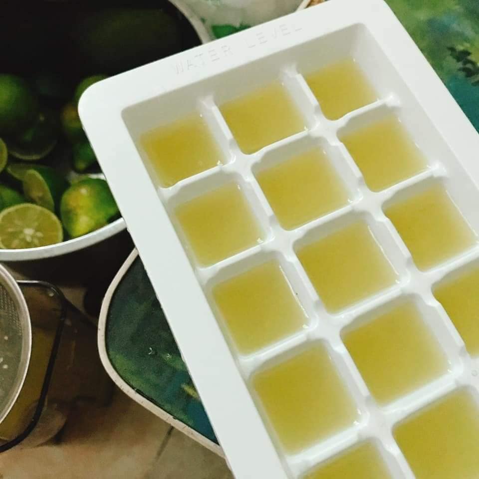 วิธีเก็บน้ำมะนาว