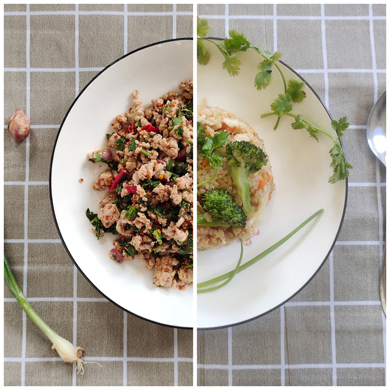 เมนูลาบหมูกับข้าวผัด 5 สหาย อาหารไทยจับคู่ความอร่อยไม่จำเจ
