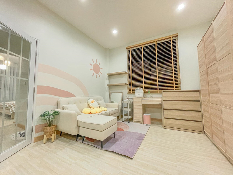แบบบ้านชั้นครึ่ง 3 ห้องนอน 2 ห้องน้ำ