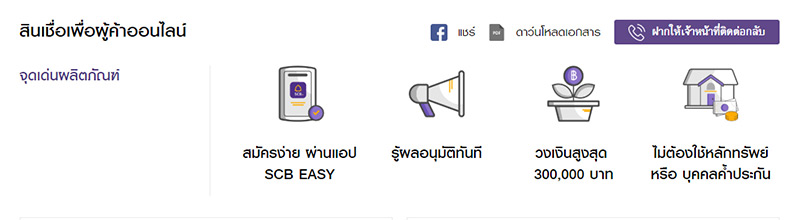 SCB สินเชื่อ
