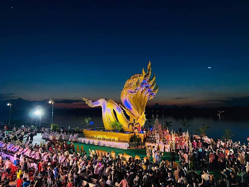 บั้งไฟพญานาค หนองคาย 2565