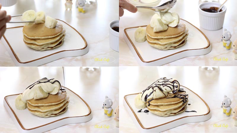 แพนเค้กกล้วยหอม